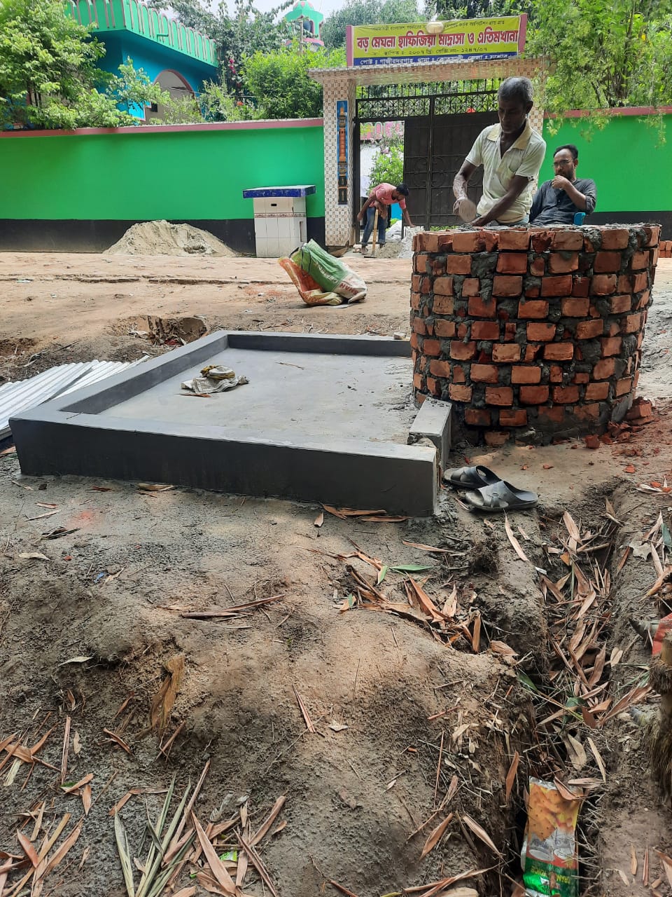 Construction d’un puits
